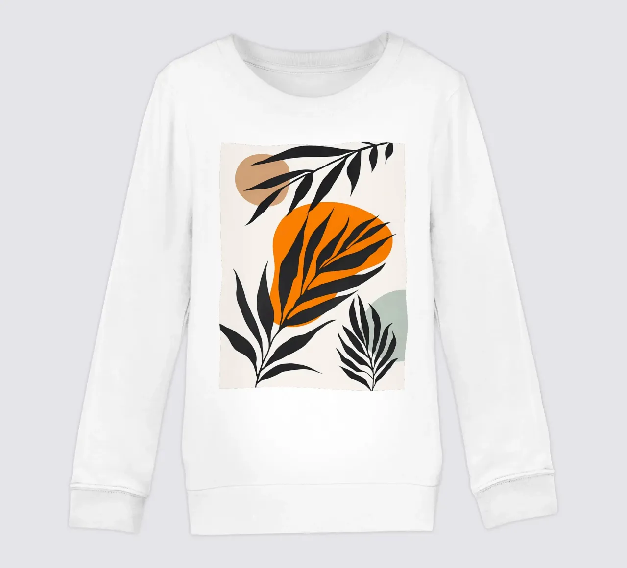 Floreale minimalista felpa bambino da Locquinn Fuller
