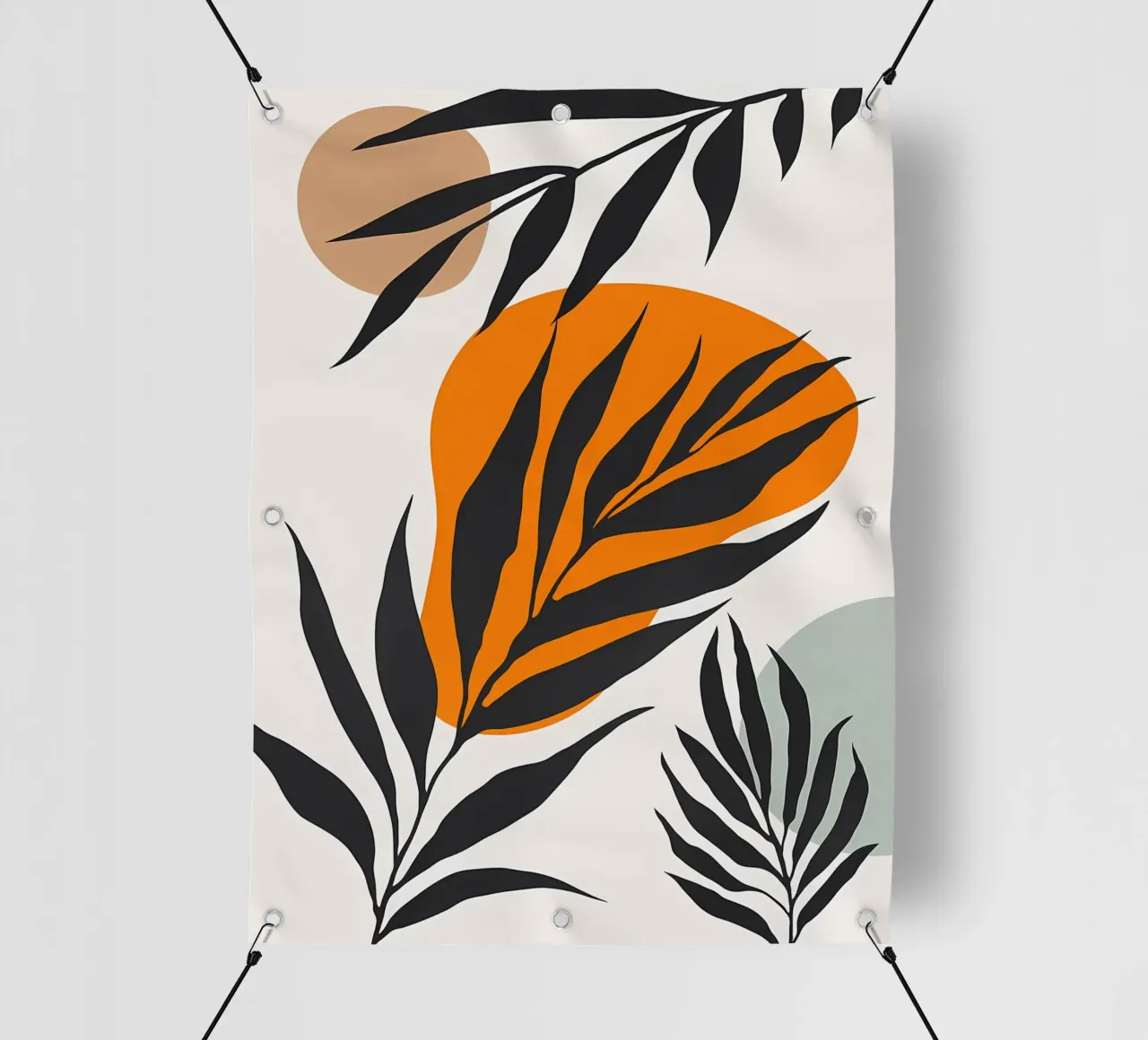 Floreale minimalista telo in pvc da Locquinn Fuller