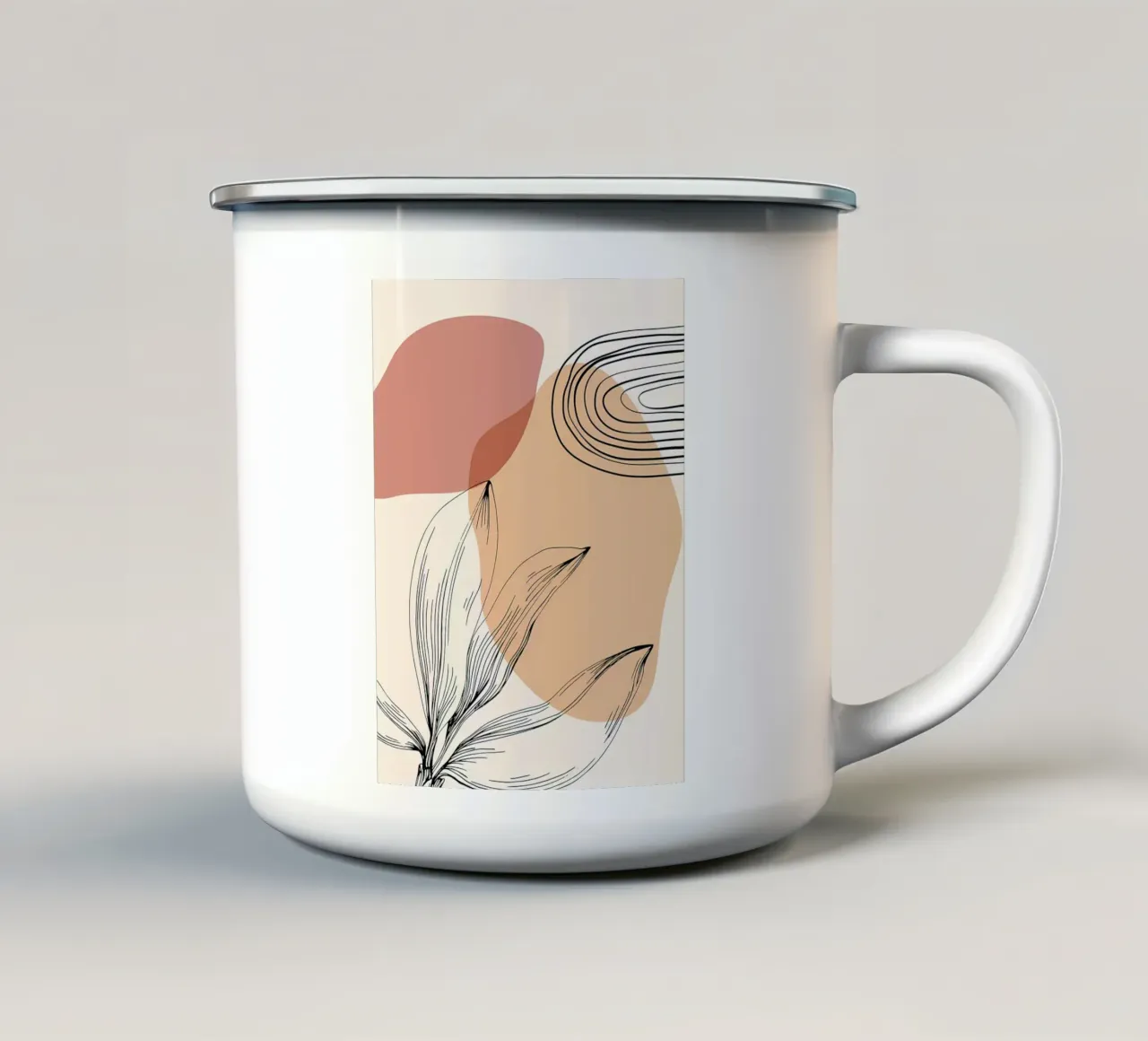 Jojoba tazza in smalto da Locquinn Fuller