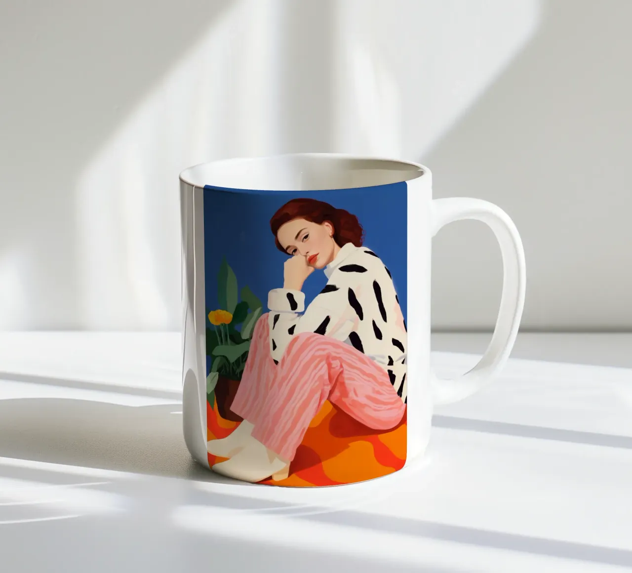 Boho Poster Club 6 Femmes 2 tazza in ceramica da Boho Print Collection