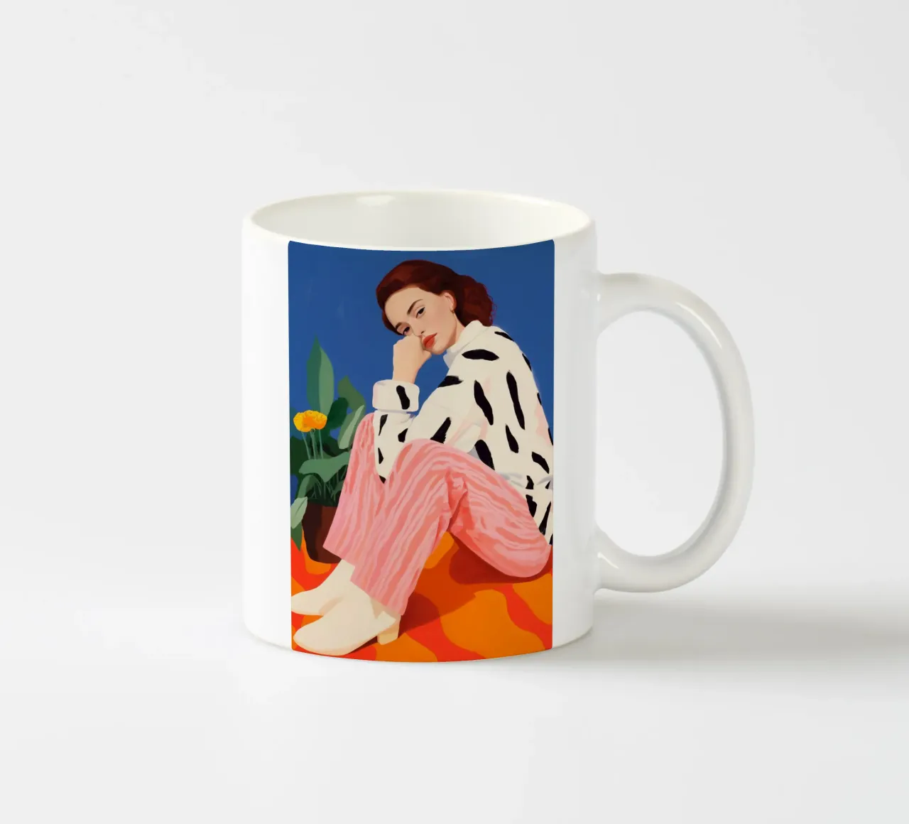 Boho Poster Club 6 Femmes 2 tazza in ceramica da Boho Print Collection