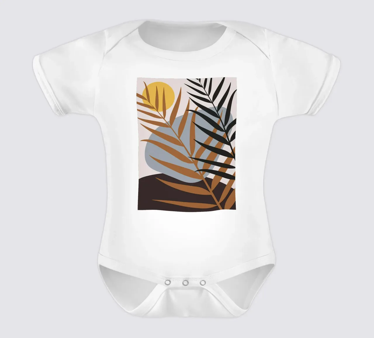 Tropicale body neonato maniche corte da Locquinn Fuller