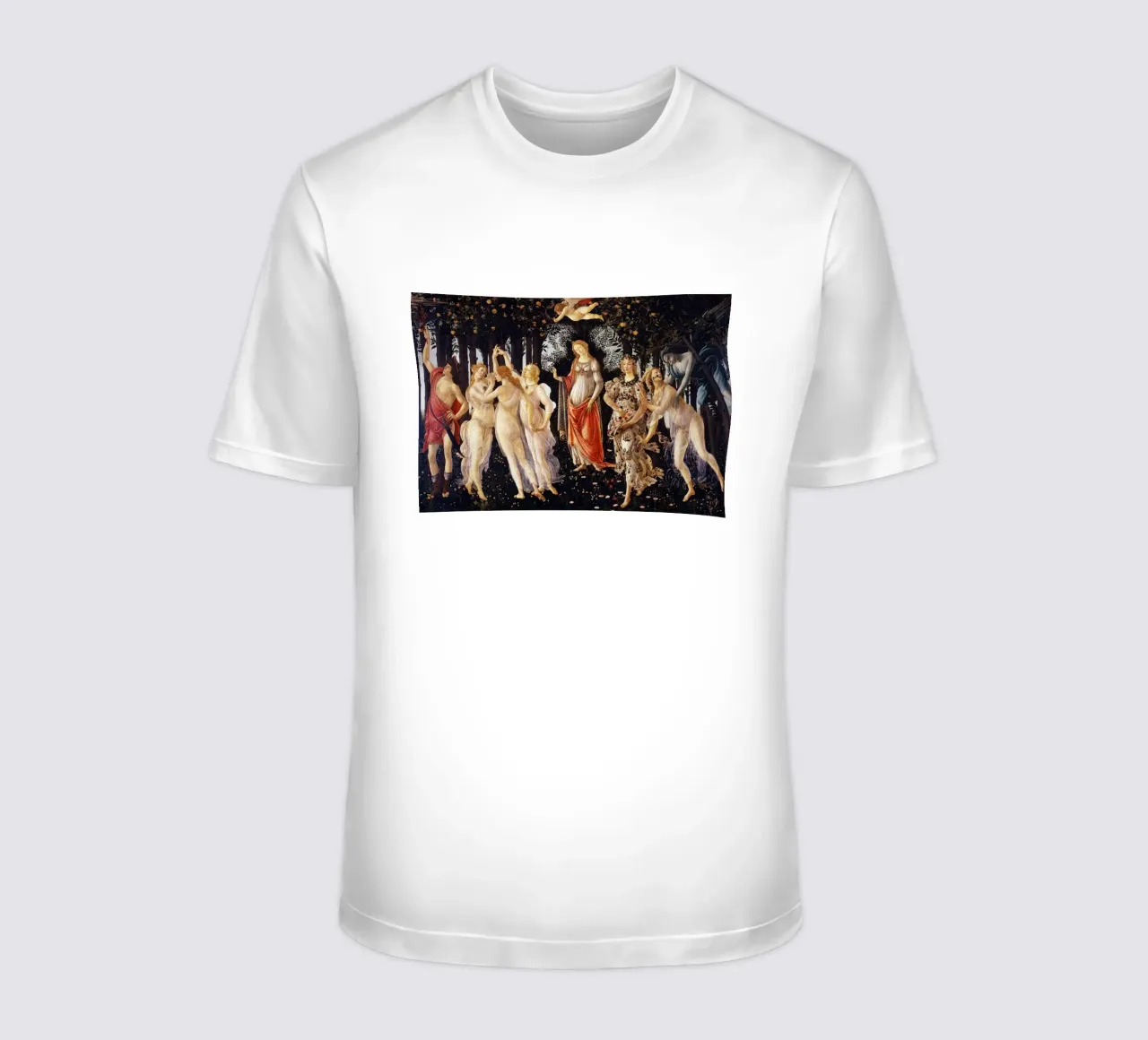 Sandro Botticelli’s Primavera (c. 1482) t-shirt da Jolie Prints