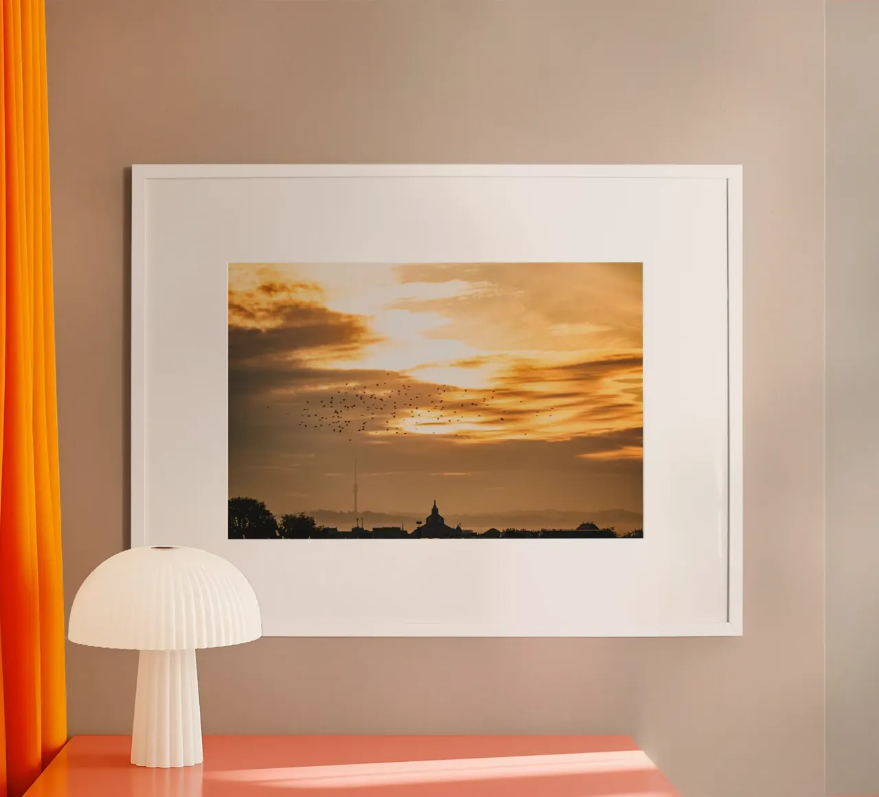 Alba a Dresda poster da Bold and Retro