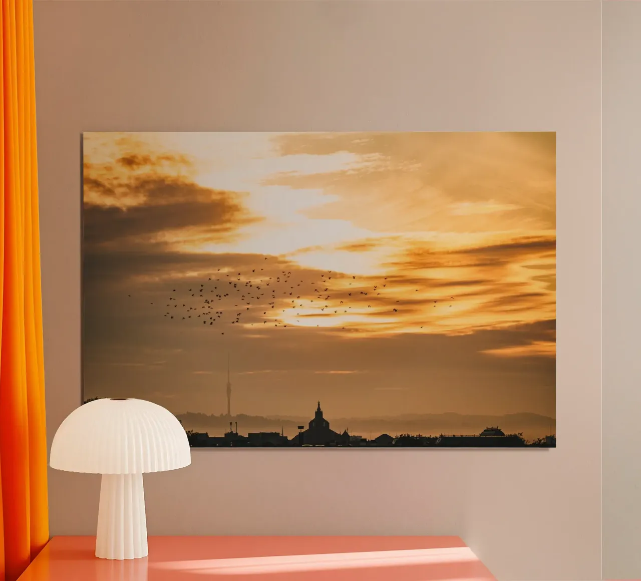 Alba a Dresda poster da Bold and Retro