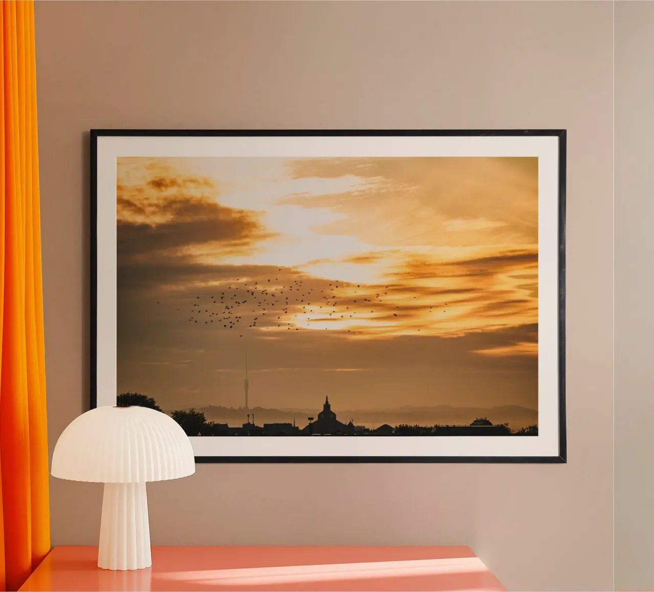 Alba a Dresda poster da Bold and Retro