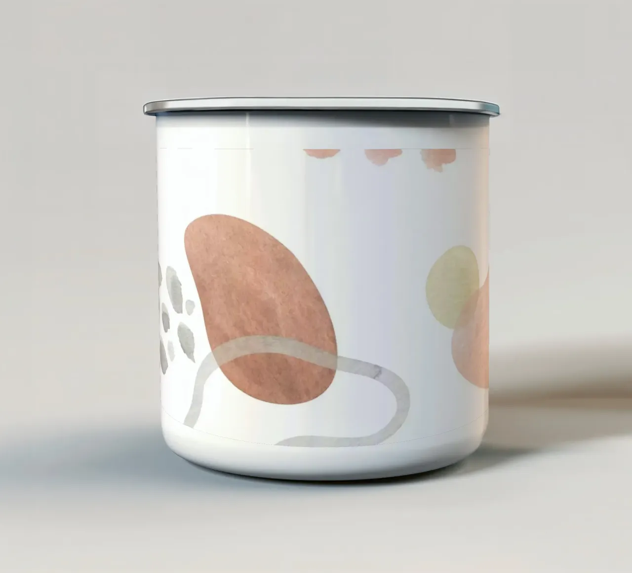 Forme astratte a pastello - Arte moderna tazza in smalto da Whole©