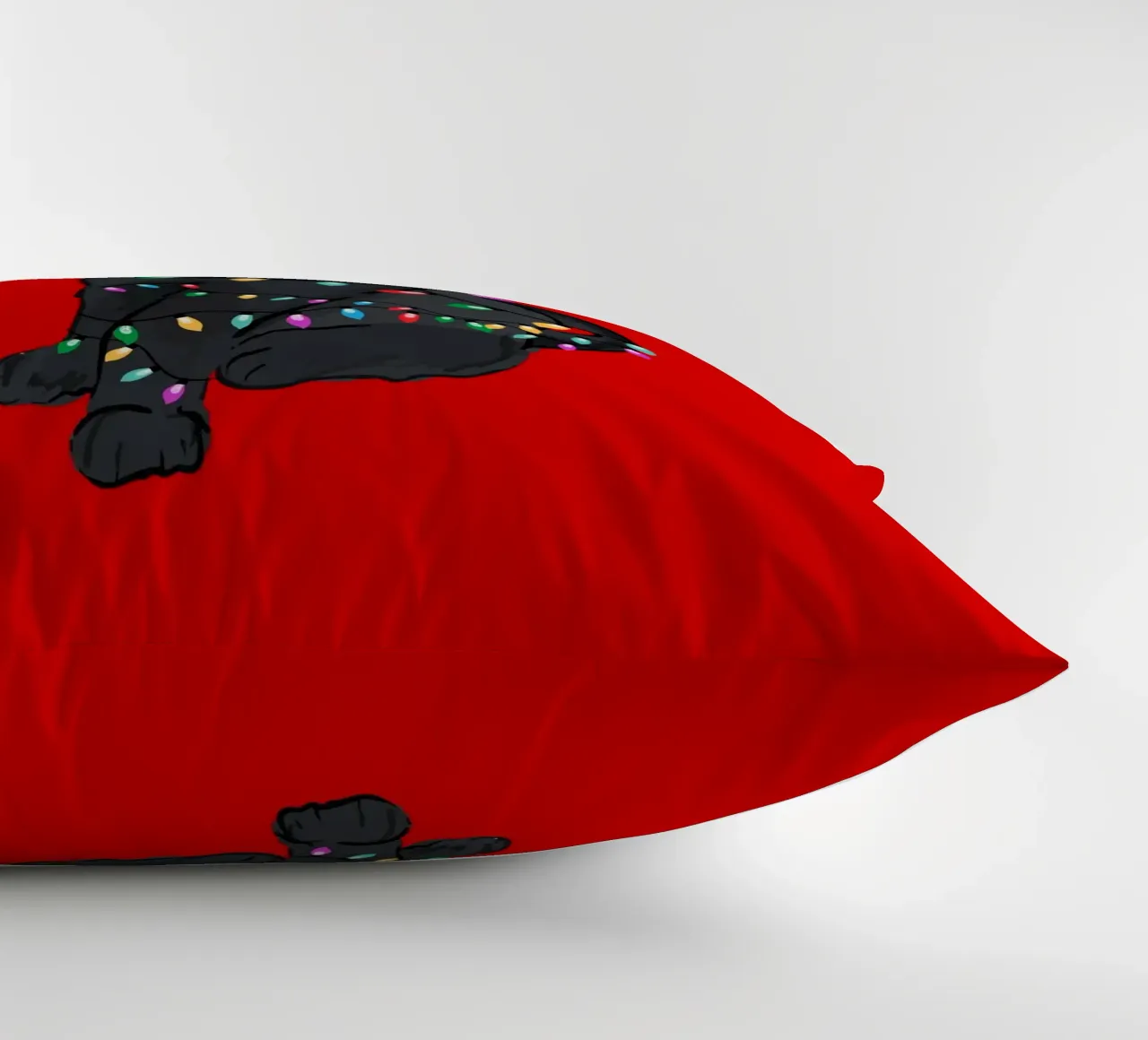 Luci di Natale del gatto nero cuscino da EDMPROJECT