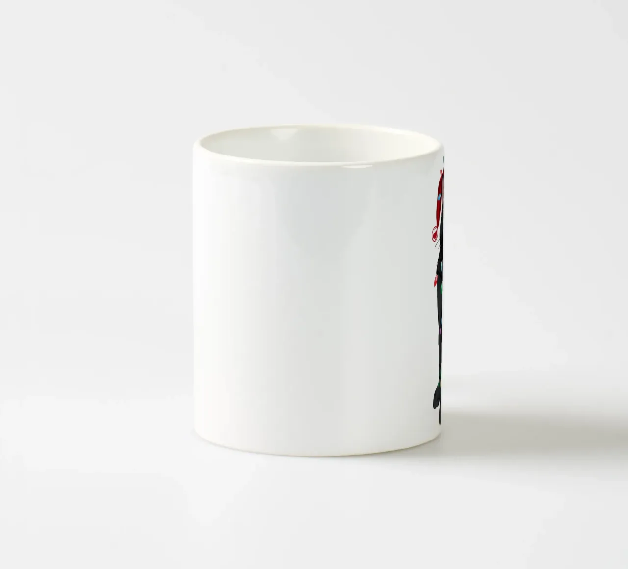Luci di Natale del gatto nero tazza in ceramica da EDMPROJECT