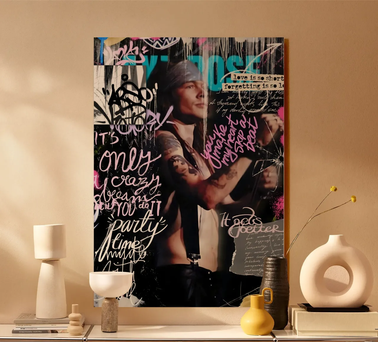 AXL Rose plexiglass da Digital Street art