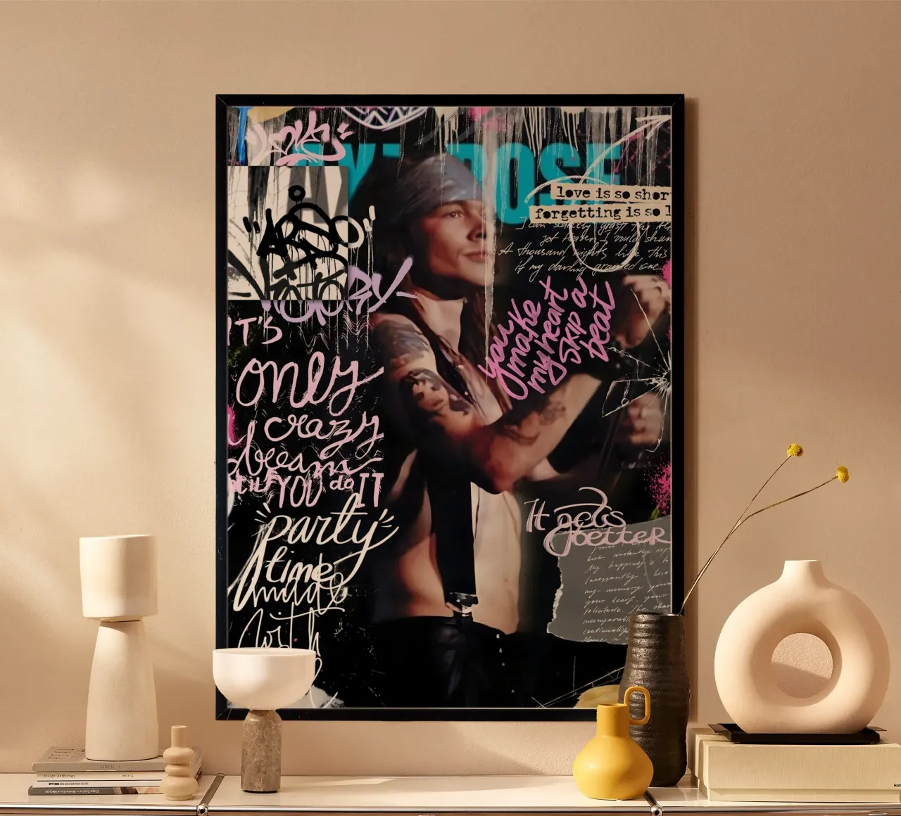 AXL Rose poster da Digital Street art