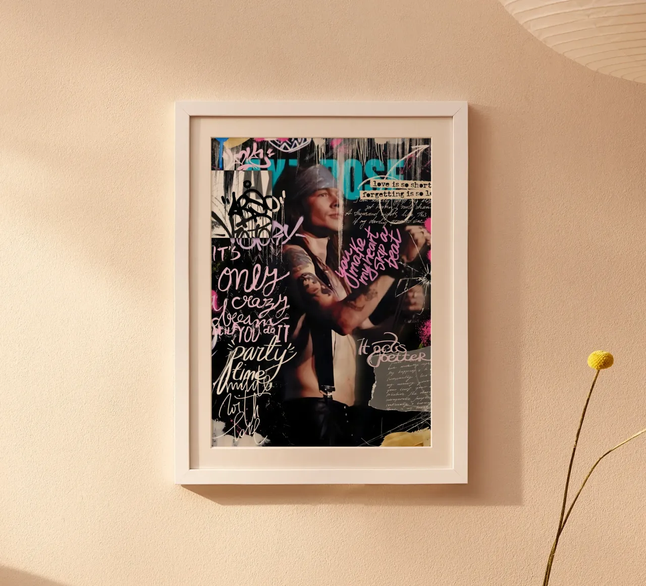 AXL Rose poster da Digital Street art