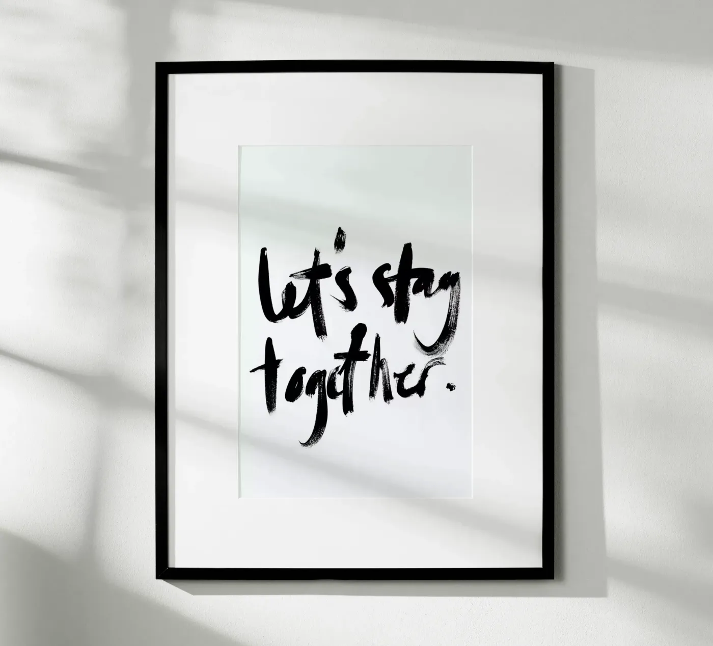 Let's Stay Together poster da RK Design