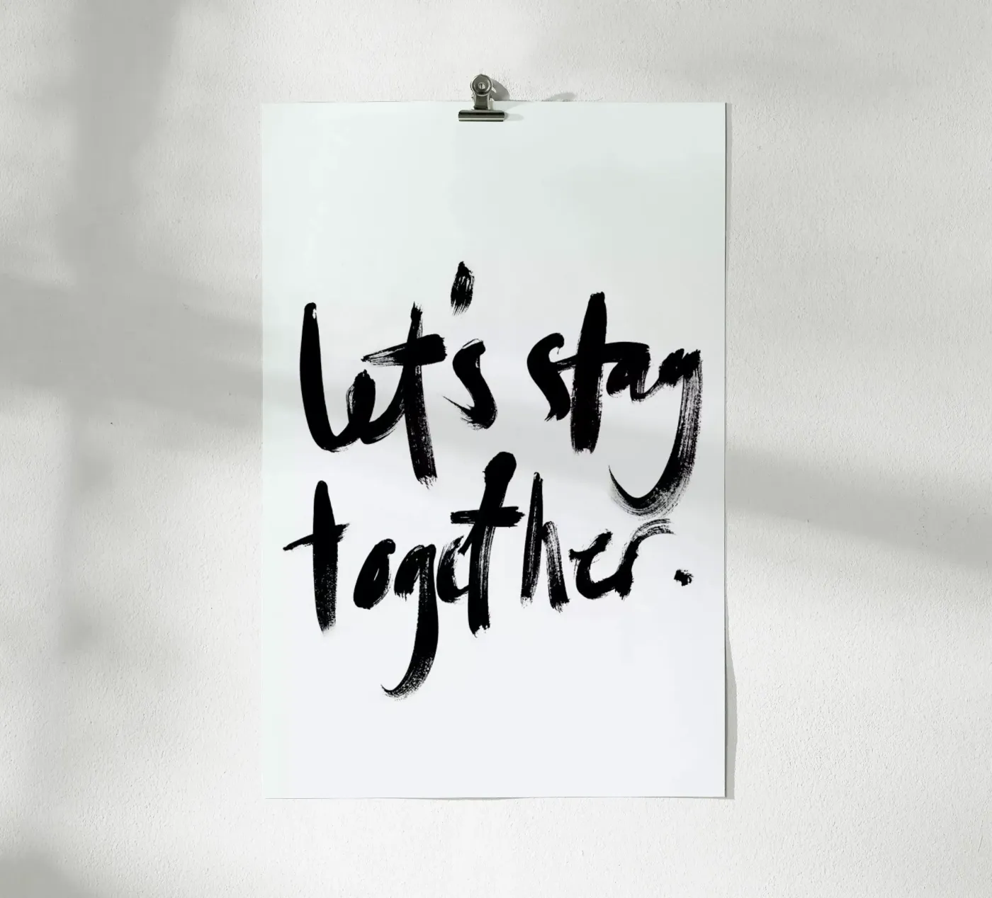 Let's Stay Together poster da RK Design