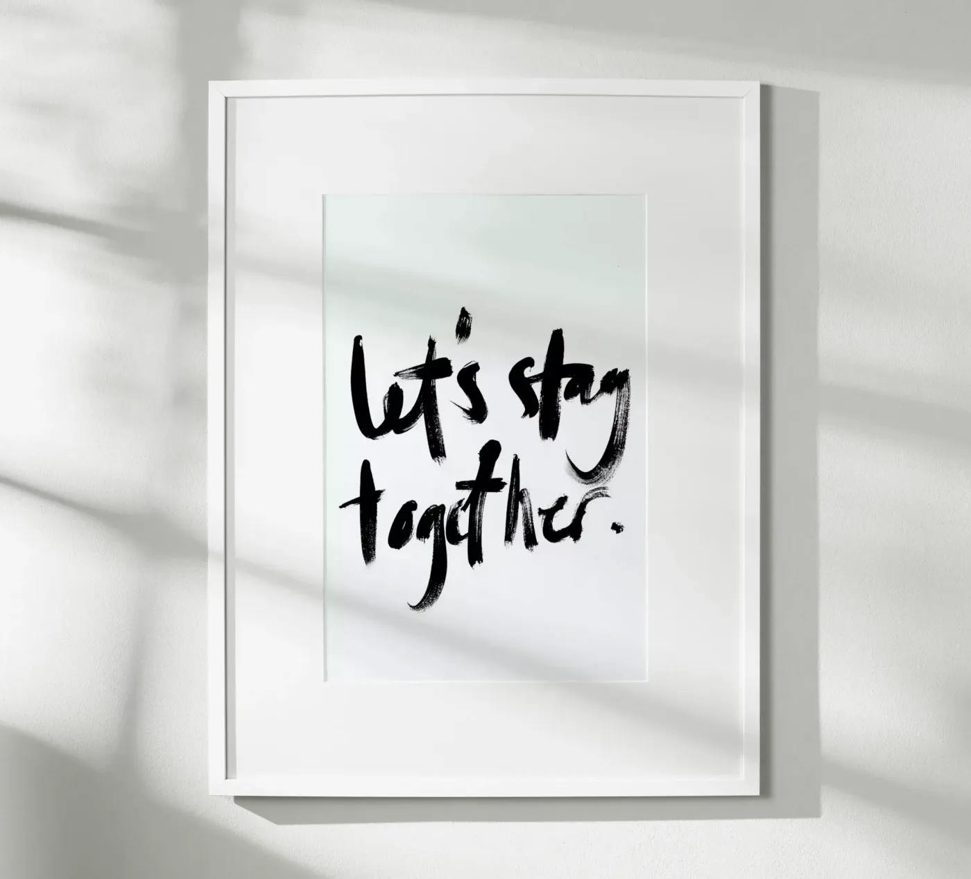 Let's Stay Together poster da RK Design