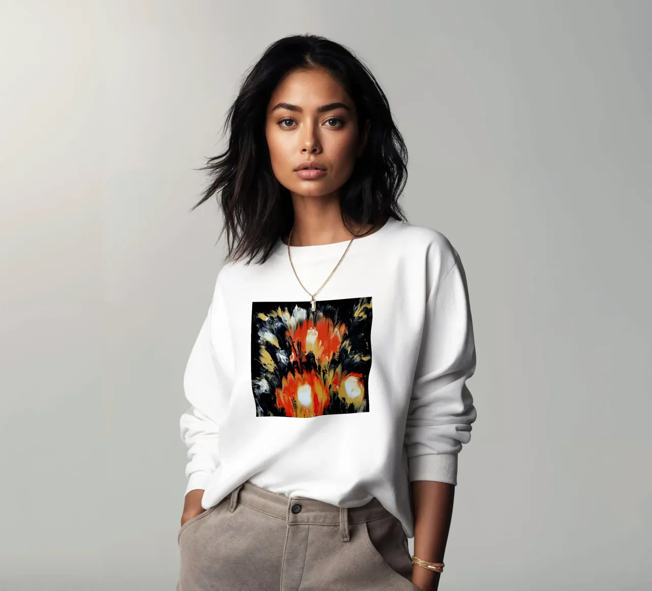 LET'S WAKE UP AND BE HAPPY ! sweatshirt by Little treasures for your home