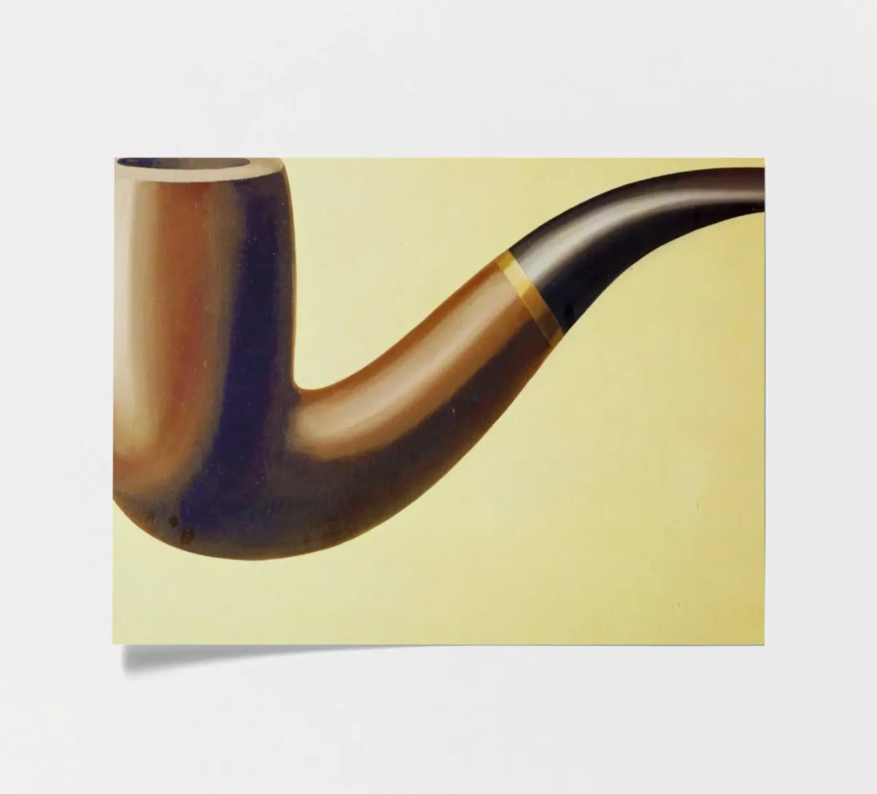 Ceci n'est pas une pipe di René Magritte (1929) foglio adesivo da Chérie Prints