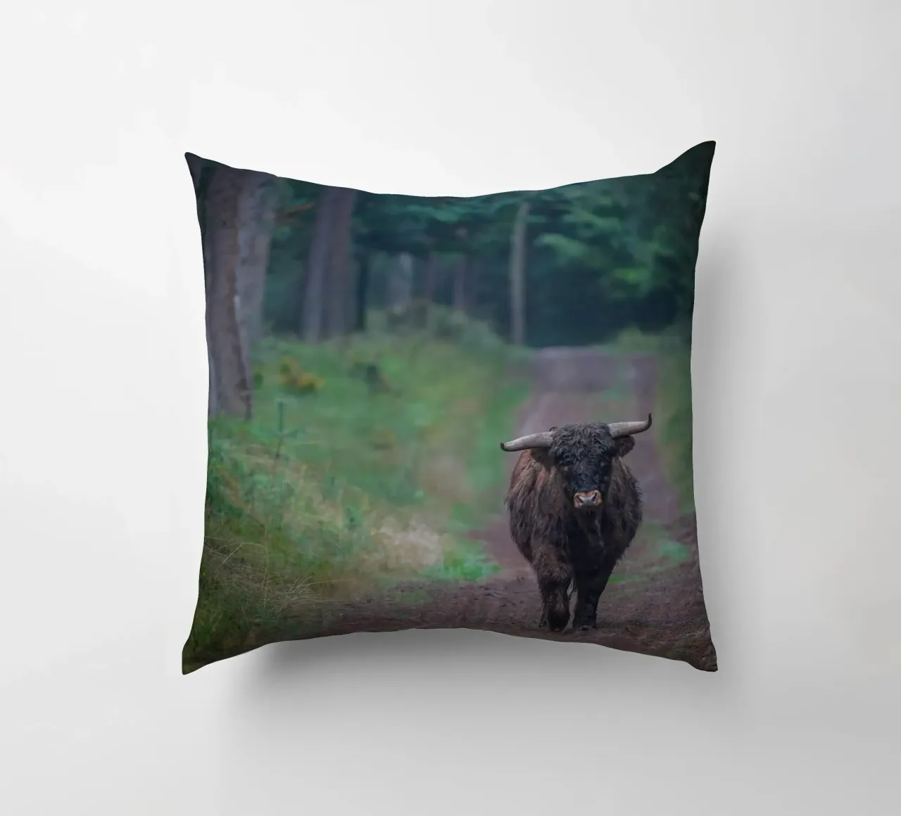 Mucca delle Highlands cuscino da Tom's Wildlife