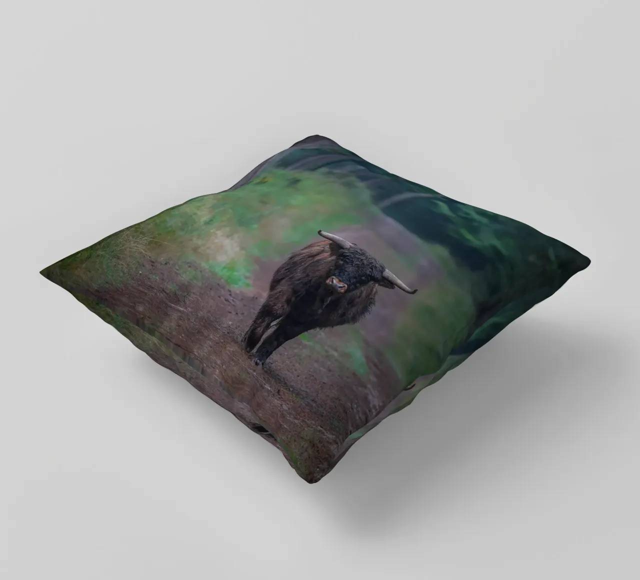Mucca delle Highlands cuscino da Tom's Wildlife