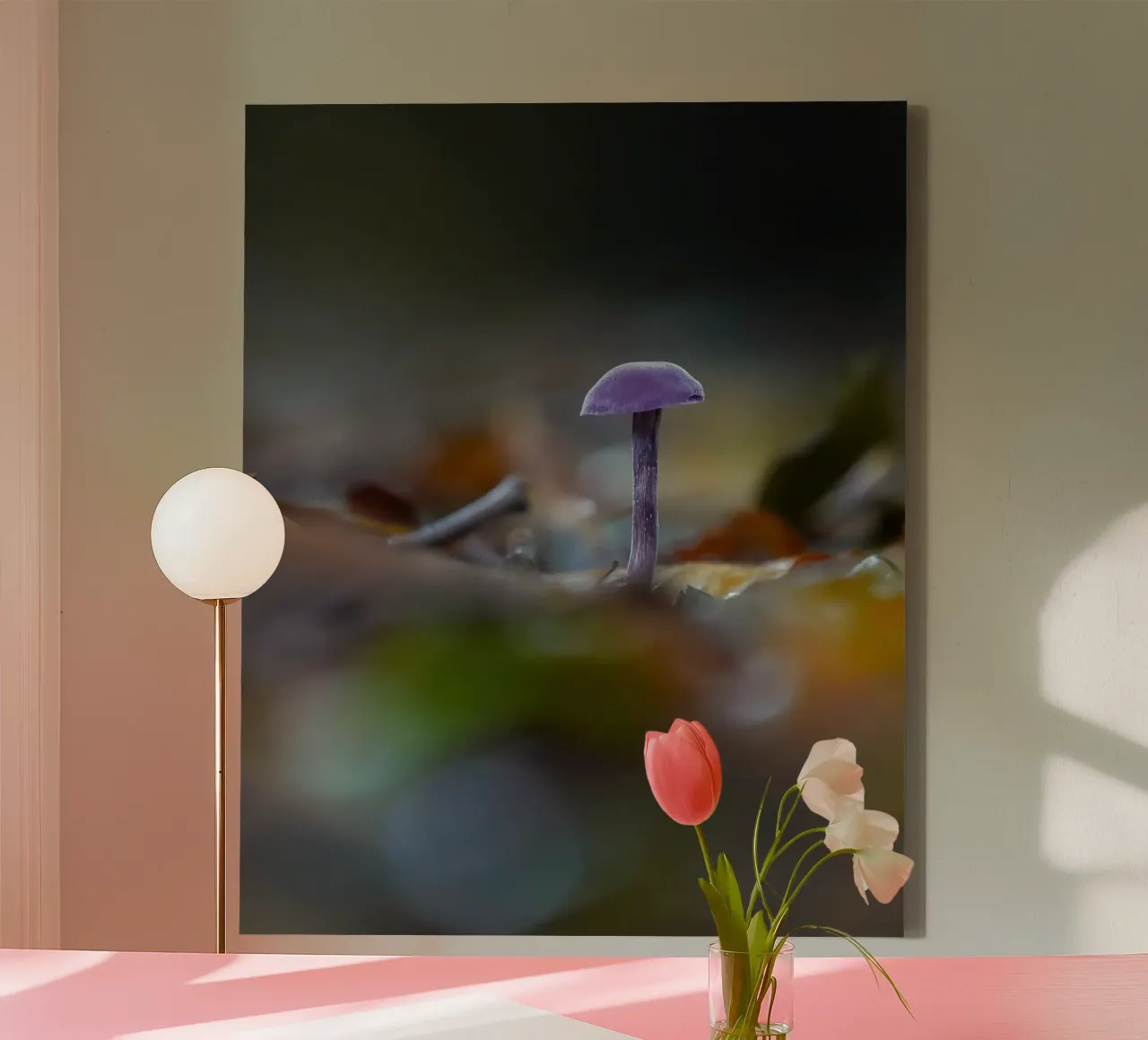Funghi in the Forest canvas by Tom's Wildlife