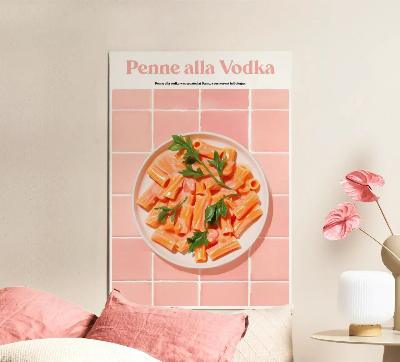 Boho Poster Club 3 Penne alla Vodka poster da Boho Print Collection