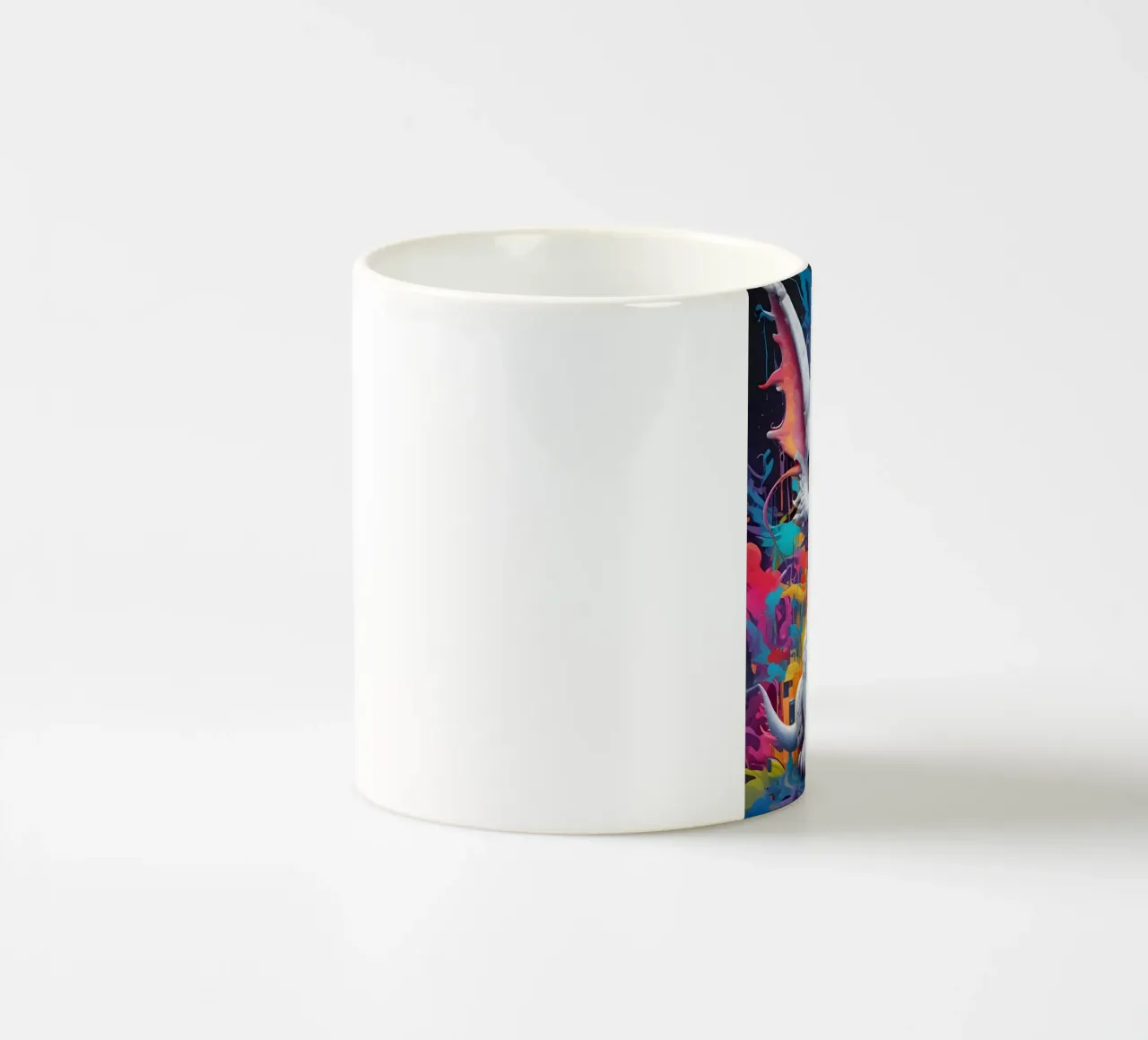 Piccolo drago bianco tazza in ceramica da MakArena