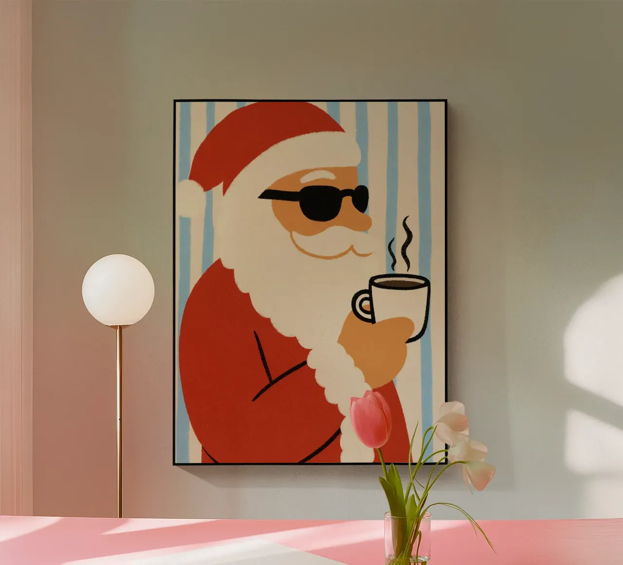 Babbo Natale plexiglass da PurePeachChristmas