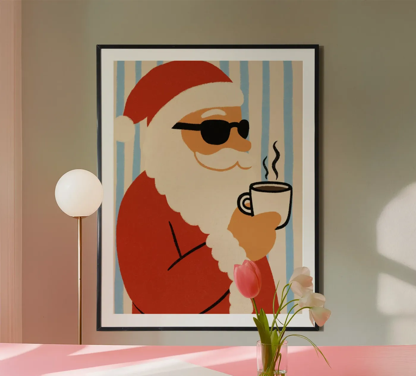 Father Christmas poster da PurePeachChristmas