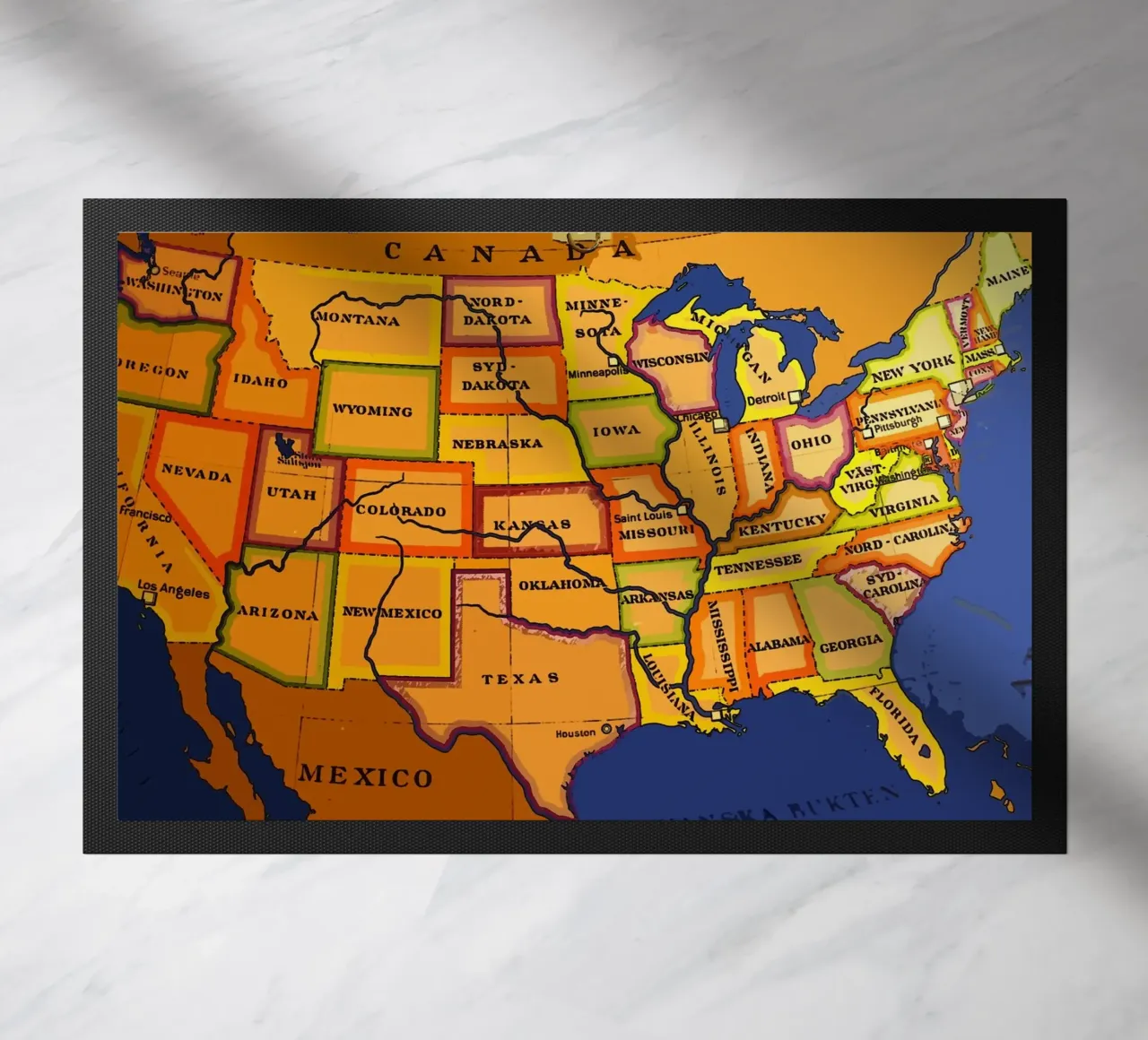 USA doormat by Piccola Serenata