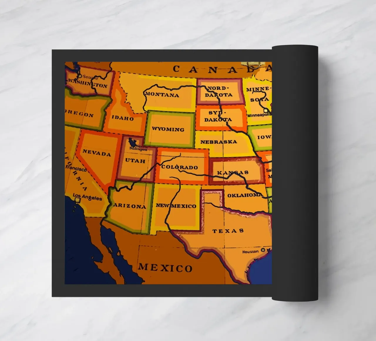 USA doormat by Piccola Serenata