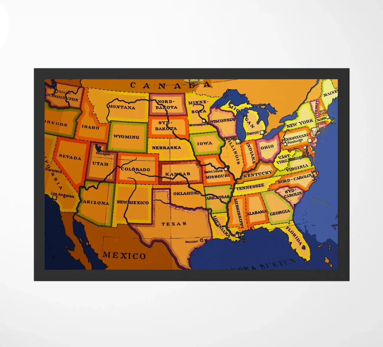 USA doormat by Piccola Serenata