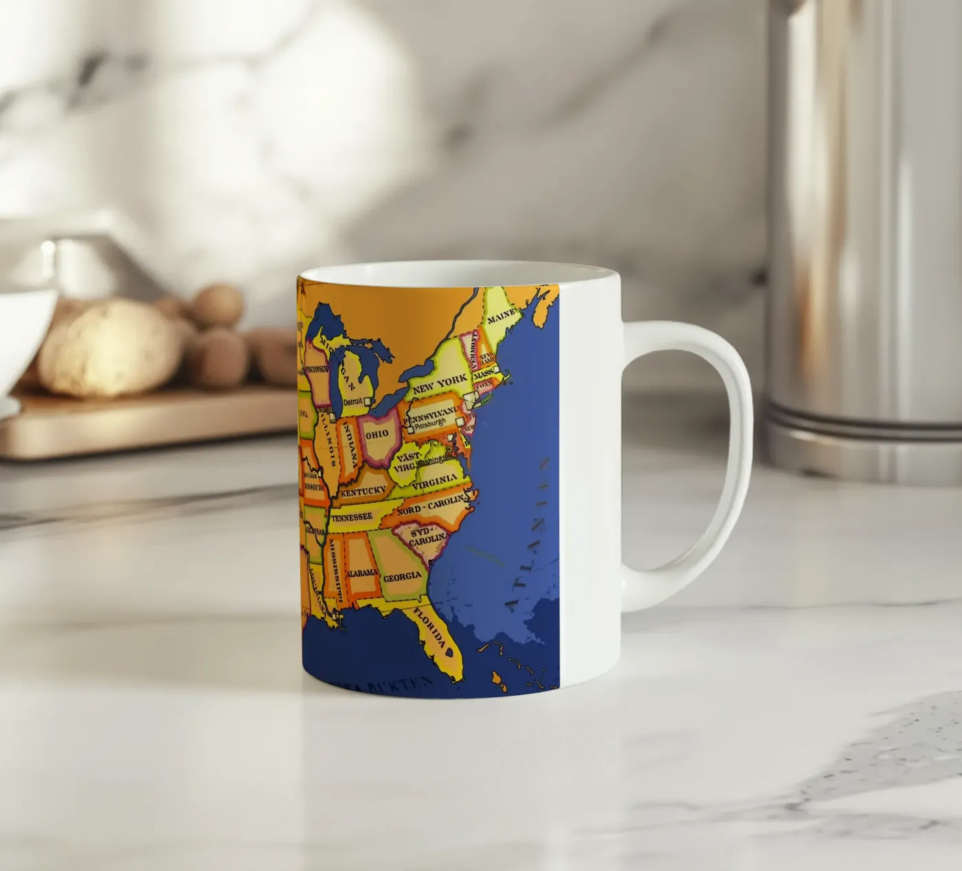USA ceramic mug by Piccola Serenata