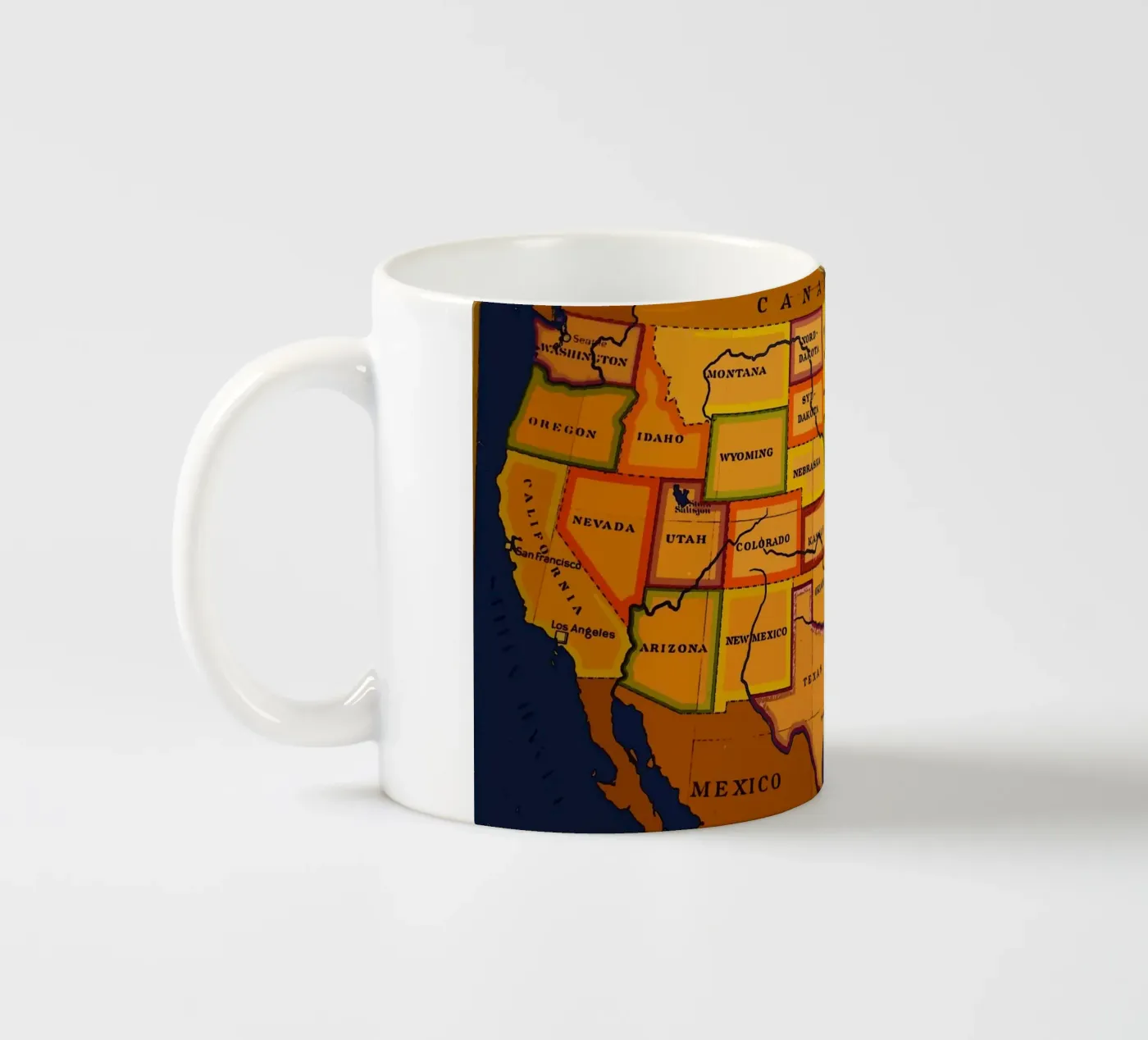 USA ceramic mug by Piccola Serenata