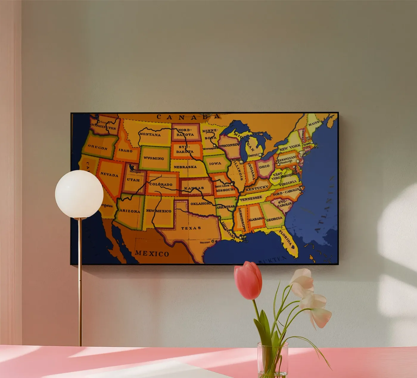 STATI UNITI D'AMERICA plexiglass da Piccola Serenata