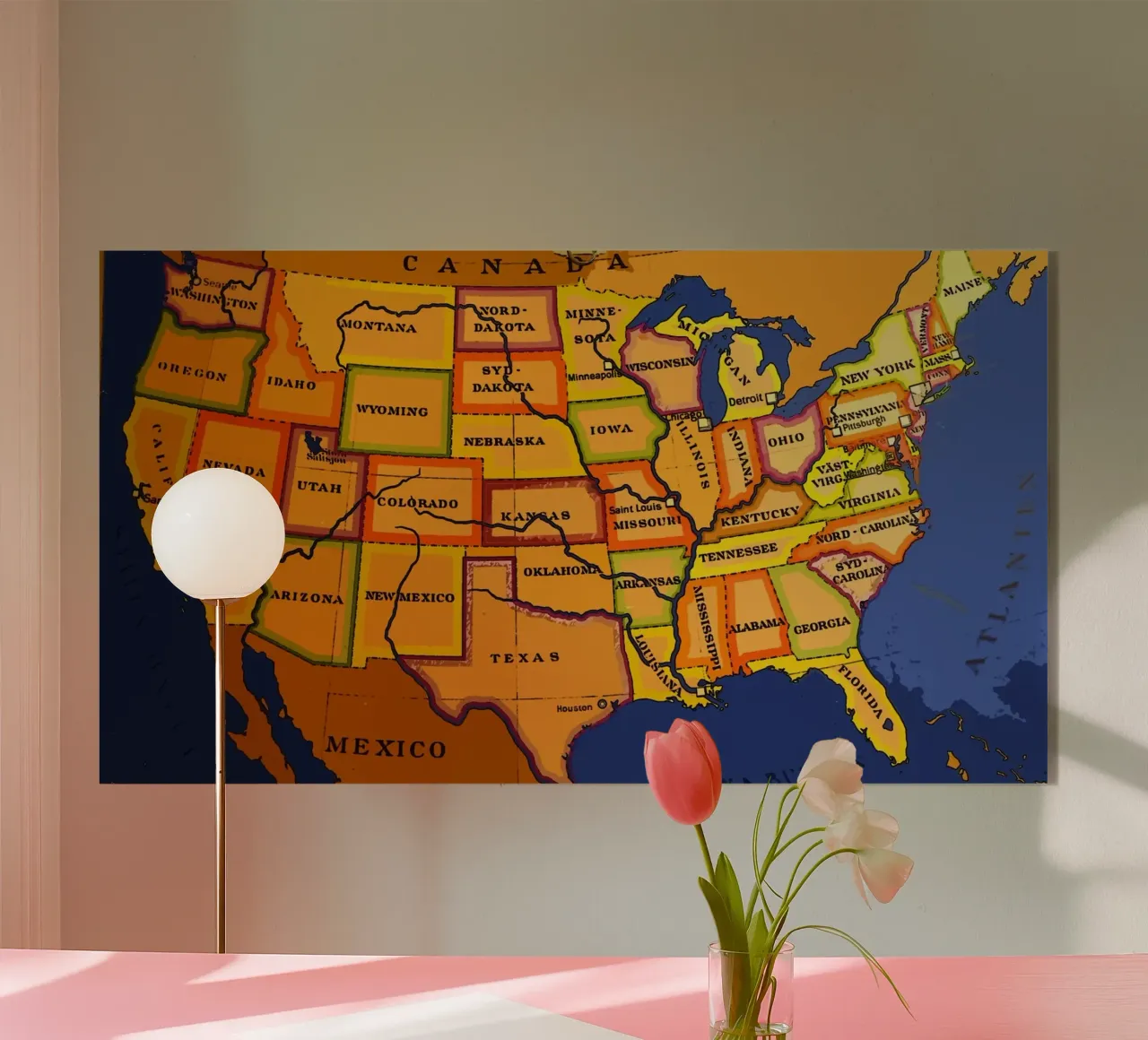 USA Acryl-Glas von Piccola Serenata