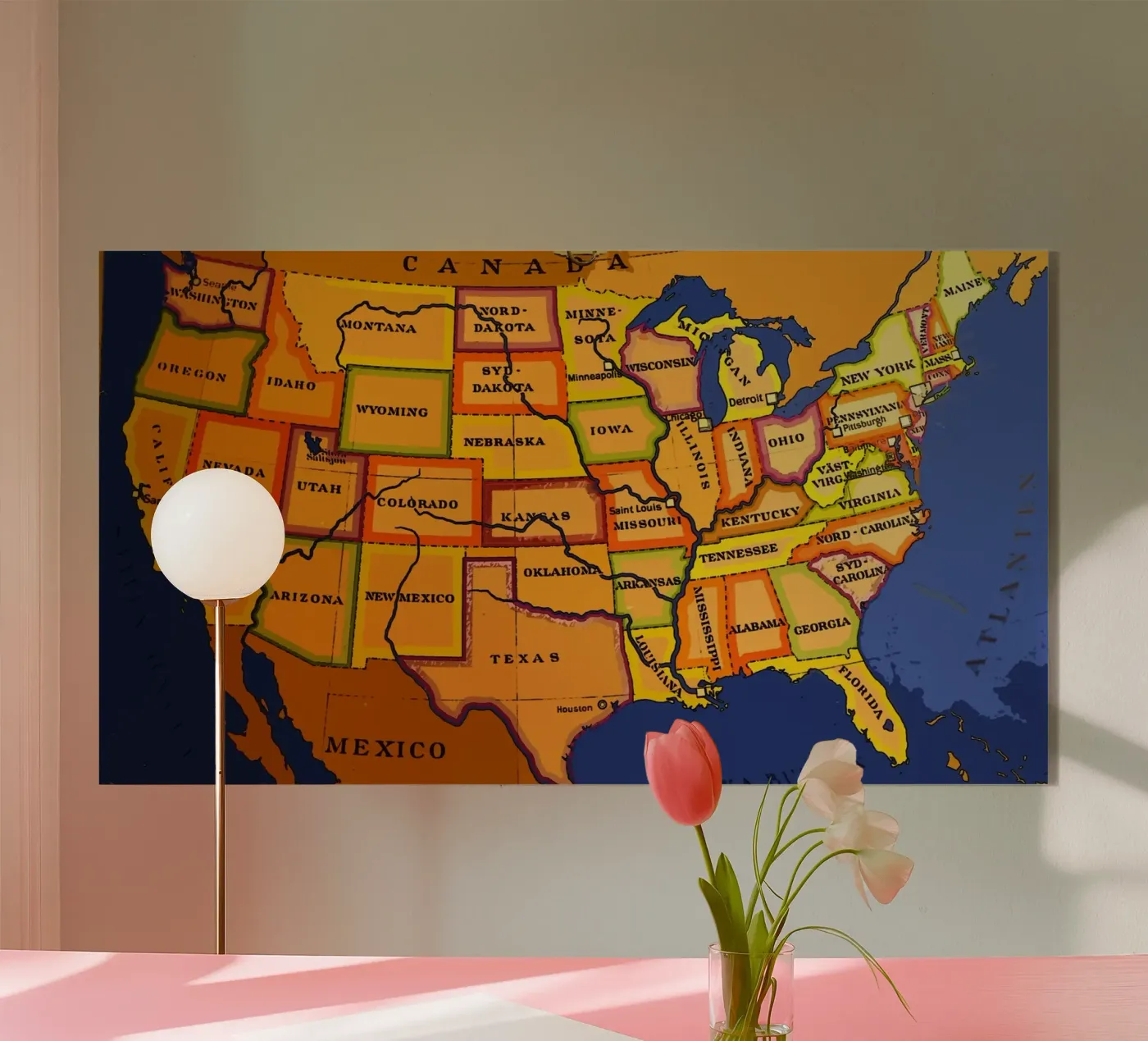 STATI UNITI D'AMERICA plexiglass da Piccola Serenata