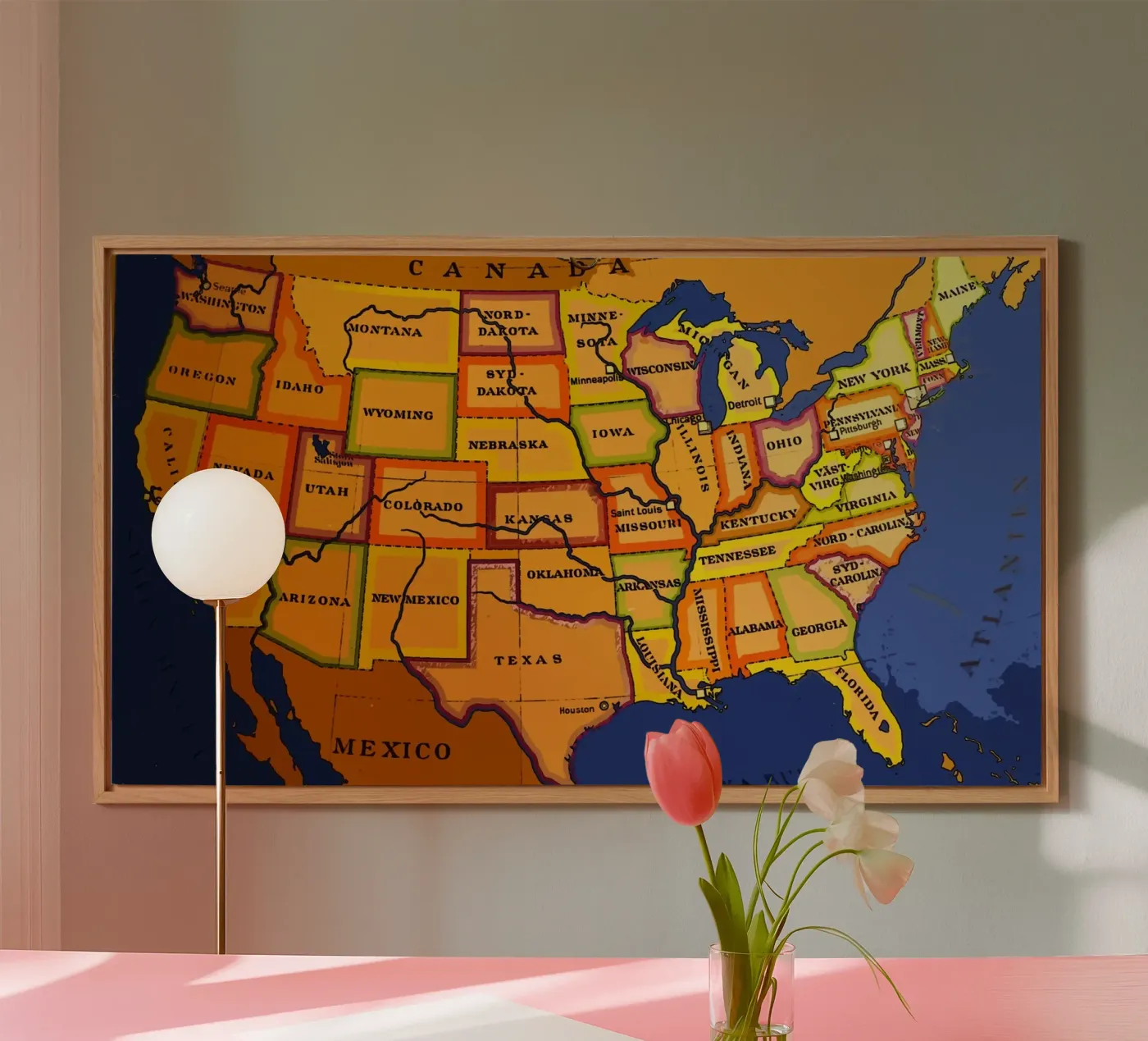 USA forex plate by Piccola Serenata