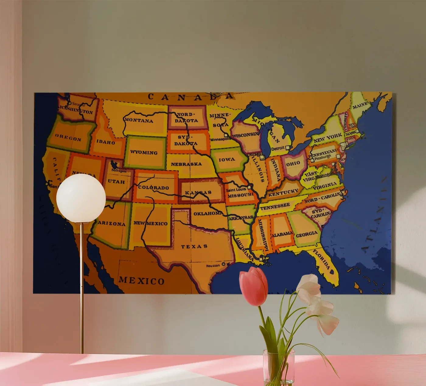 USA forex plate by Piccola Serenata