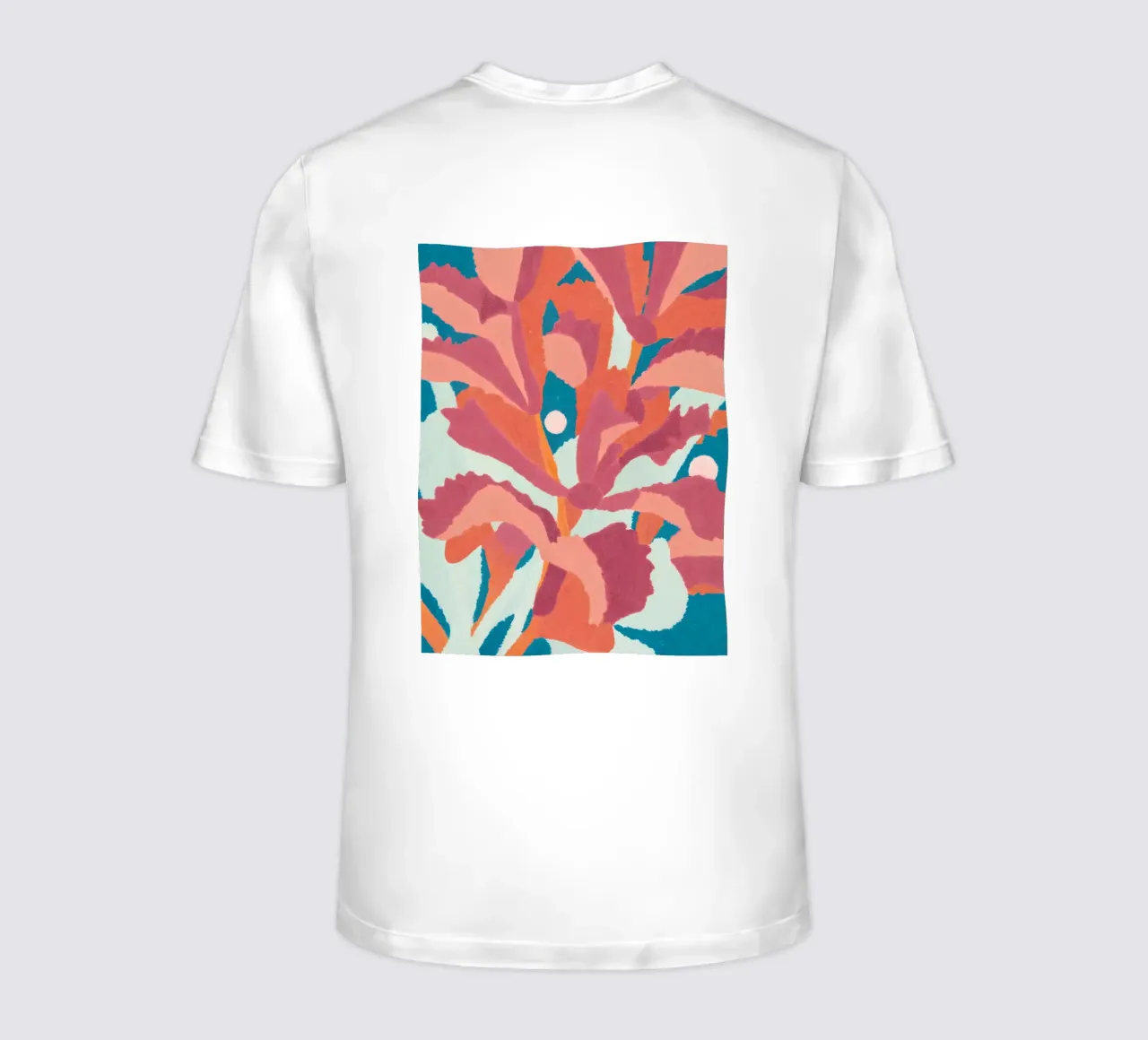 Abstract Bloom - Poster d'arte floreale moderna t-shirt da Studio Sori