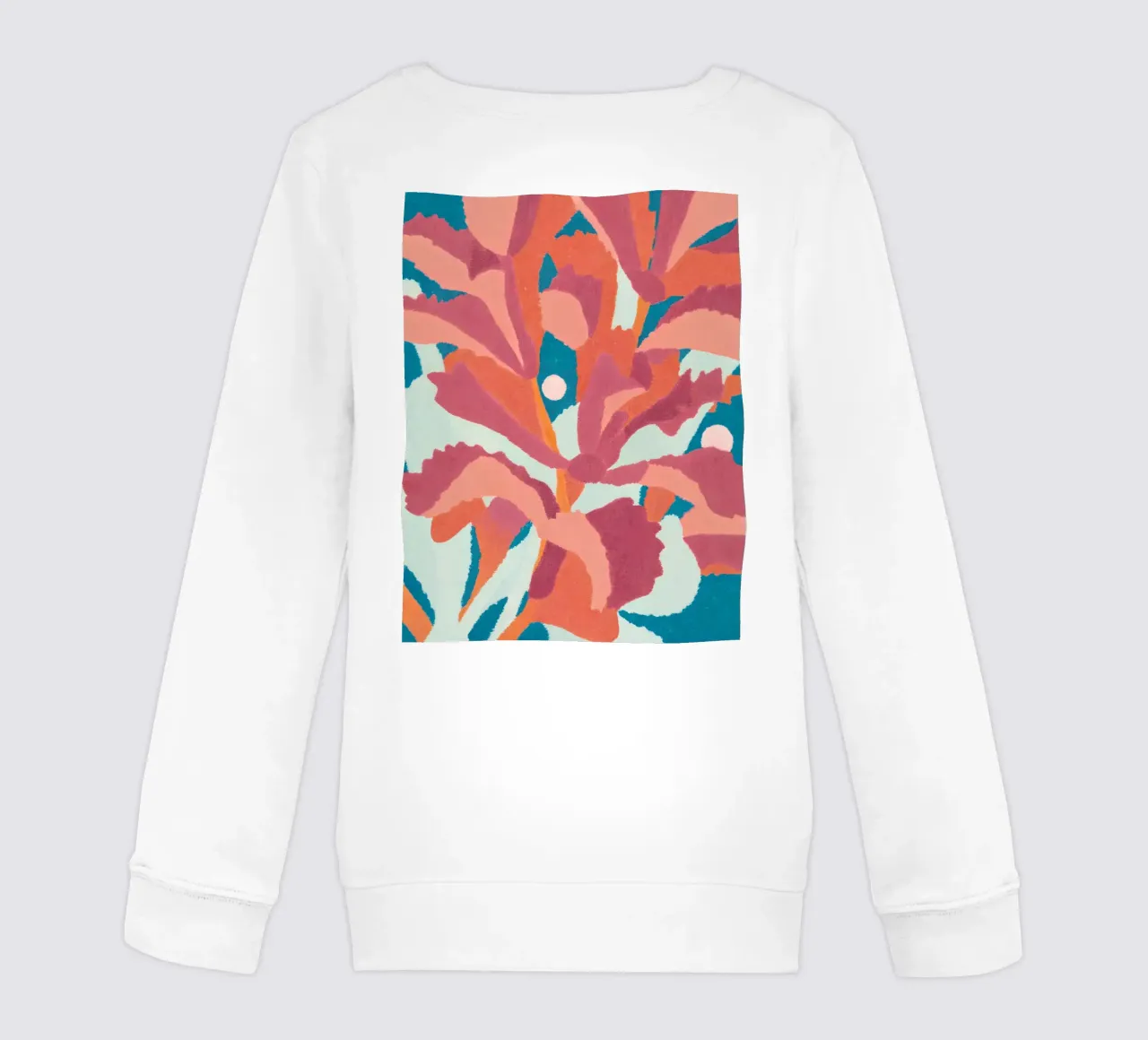 Abstract Bloom - Poster d'arte floreale moderna felpa bambino da Studio Sori
