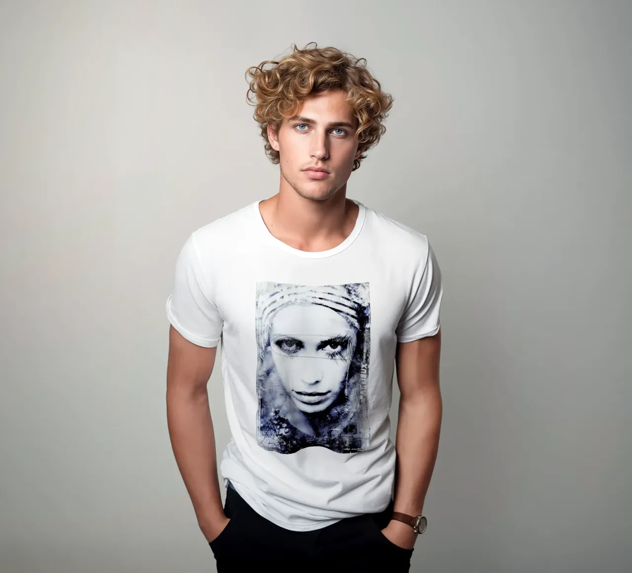 Clown Triste t-shirt da Sandrine Pagnoux