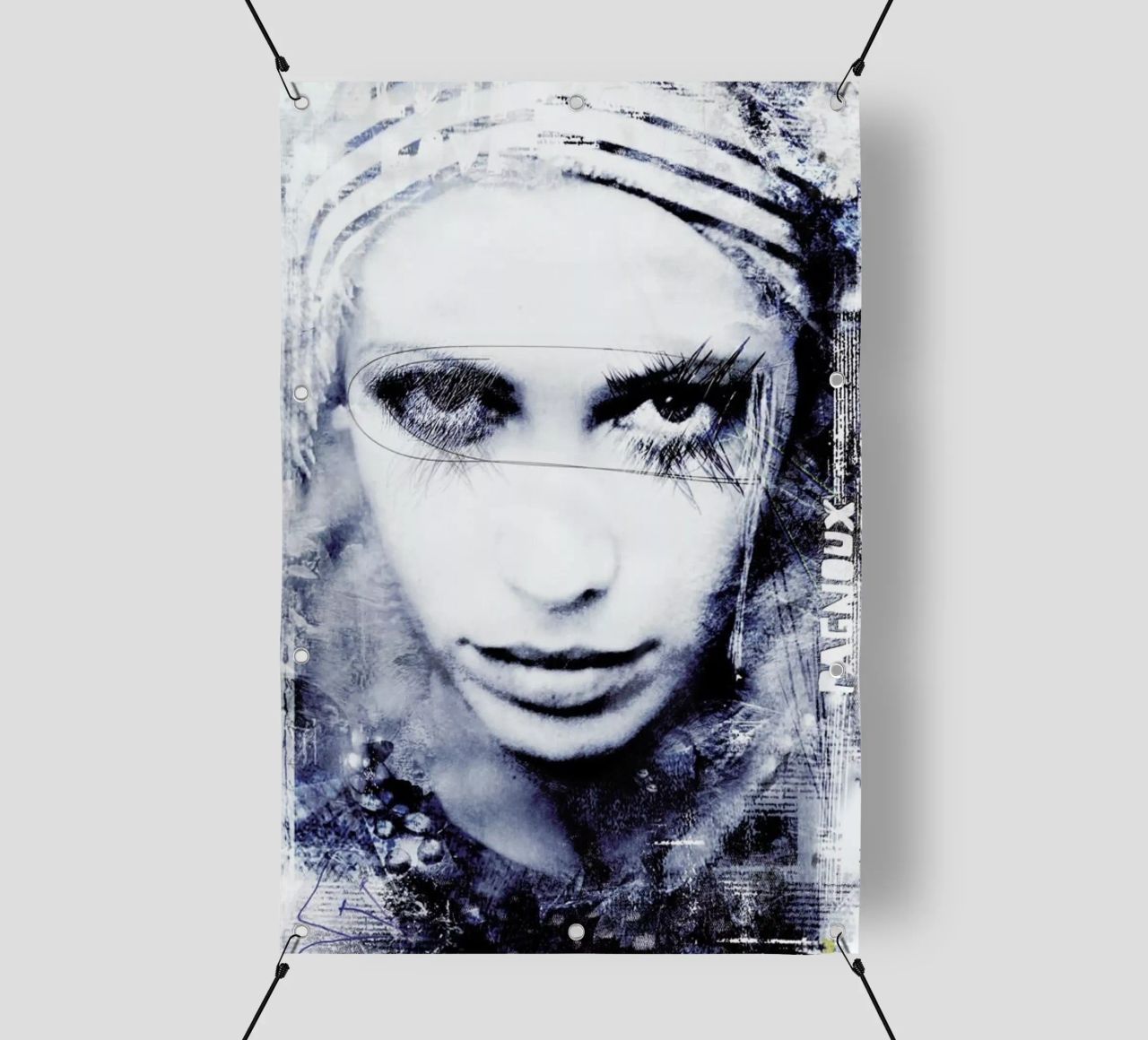 Clown Triste telo in pvc da Sandrine Pagnoux