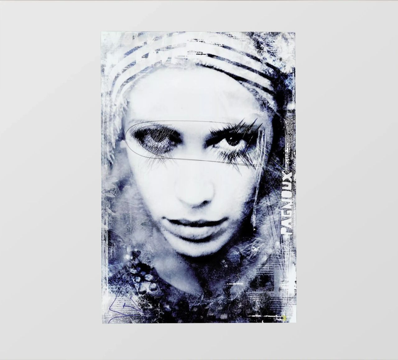 Clown Triste telo in pvc da Sandrine Pagnoux