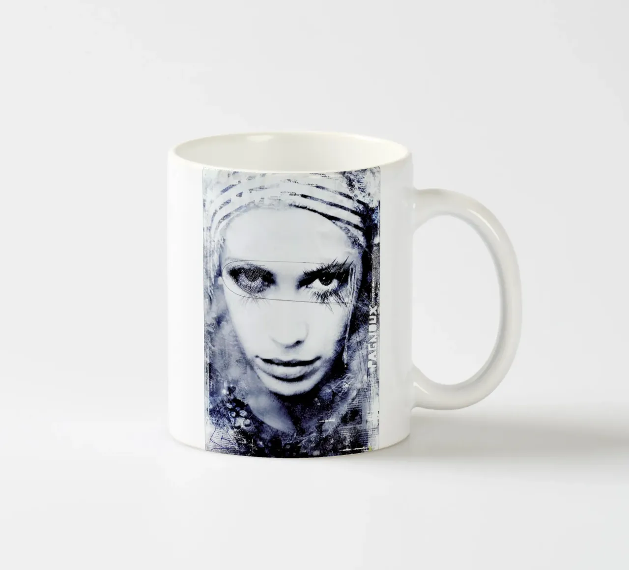 Clown Triste Keramik Tasse von Sandrine Pagnoux