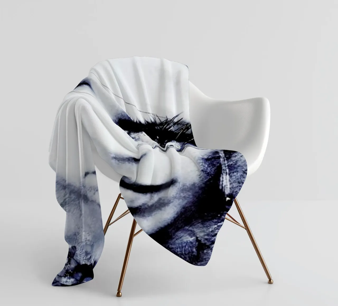 Clown Triste coperta in pile da Sandrine Pagnoux