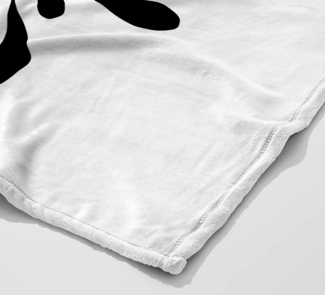 Silhouette botanica - Design minimalista di foglie coperta in pile da Whole©