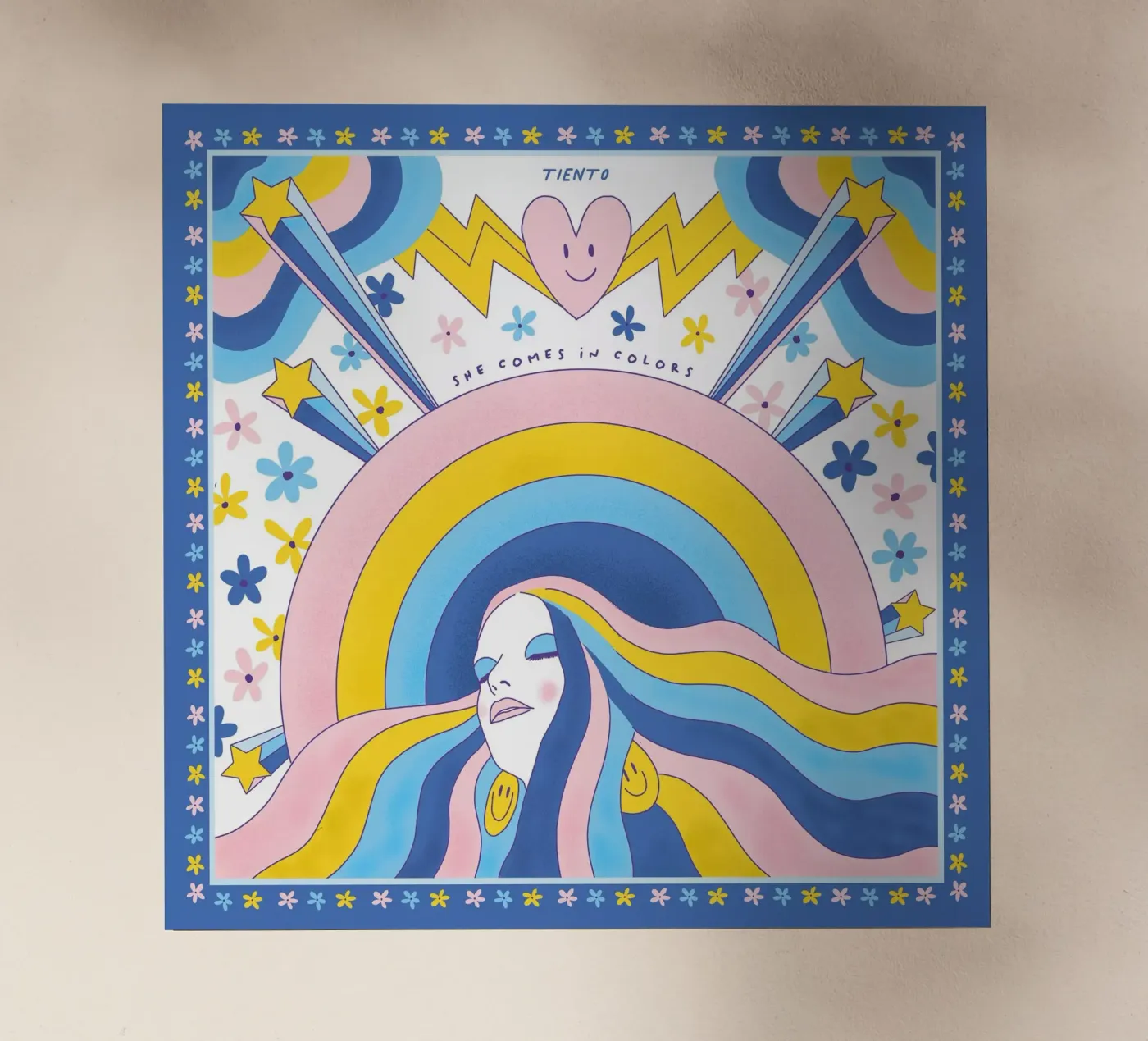 Rainbow backlit folie van tiento