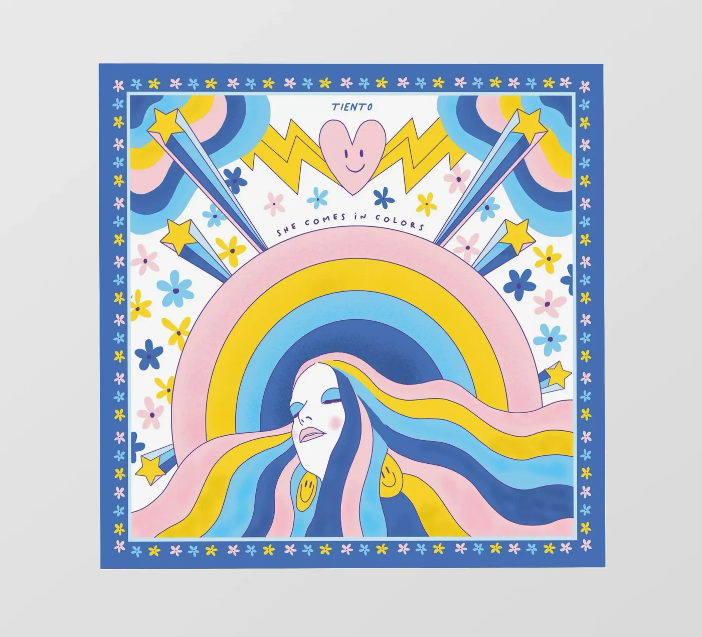 Rainbow backlit folie van tiento