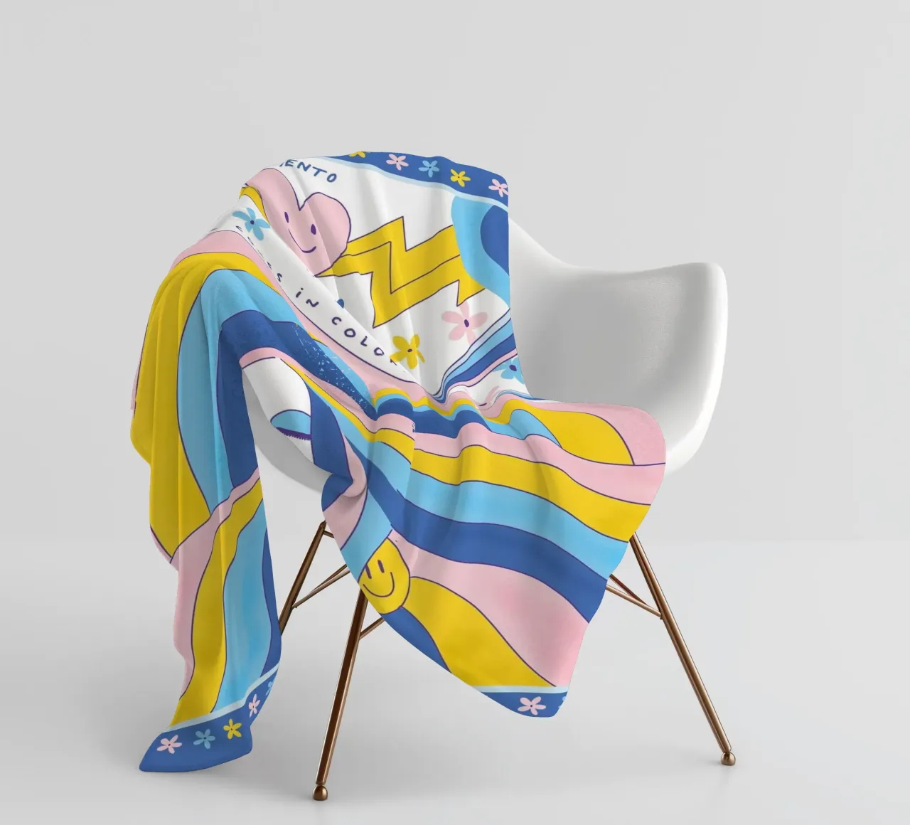 Rainbow Fleecedecke von tiento