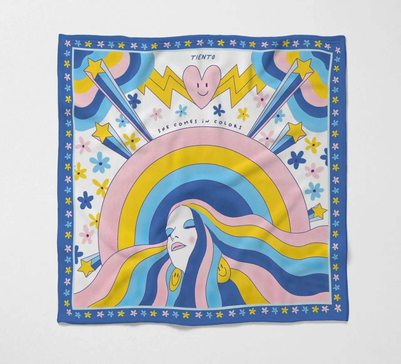 Rainbow Fleecedecke von tiento